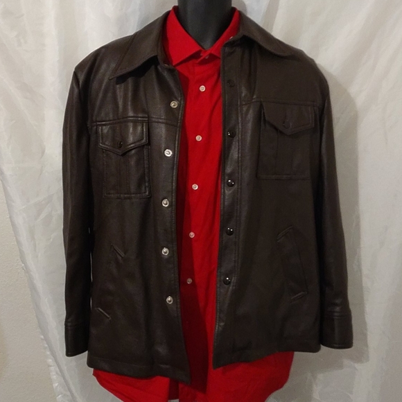 GIMBELS LAMB SKIN LEATHER - Picture 2 of 6